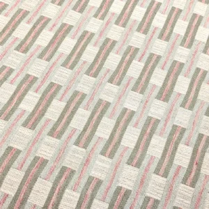 Corelli Fabric from Chess Vivaldi collection - green geometric woven