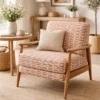 Corelli Fabric from Chess Vivaldi collection - green geometric woven