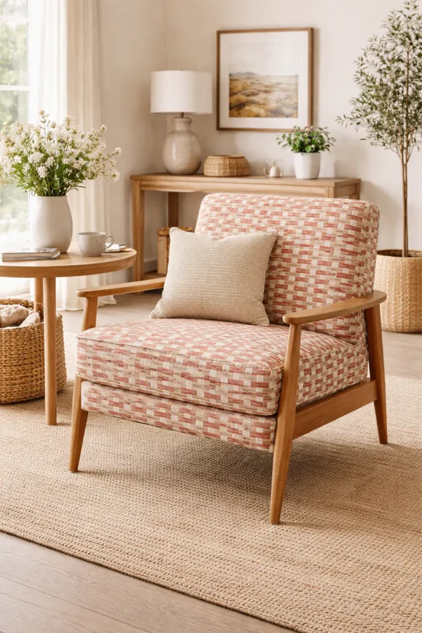 Corelli Fabric - Fired by Corelli Fabric from Chess Vivaldi collection - green geometric woven