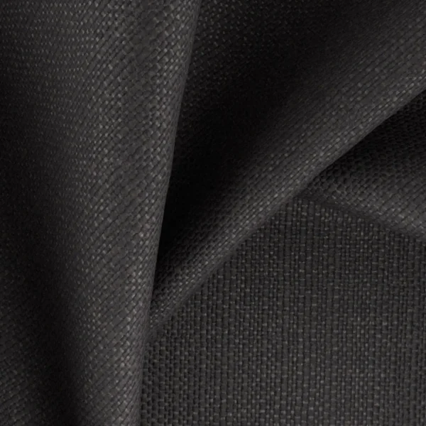 Maverick Fabric - 22 Coal by Maverick Fabric from Wemyss Maverick collection - black-grey plain jacquard