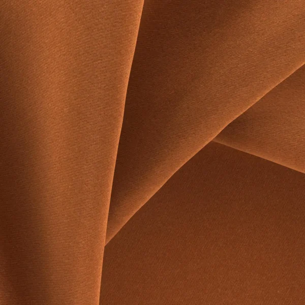 Marilyn Fabric - 35 Rust by Marilyn Fabric from Wemyss Marilyn collection - orange plain velvet-chenille