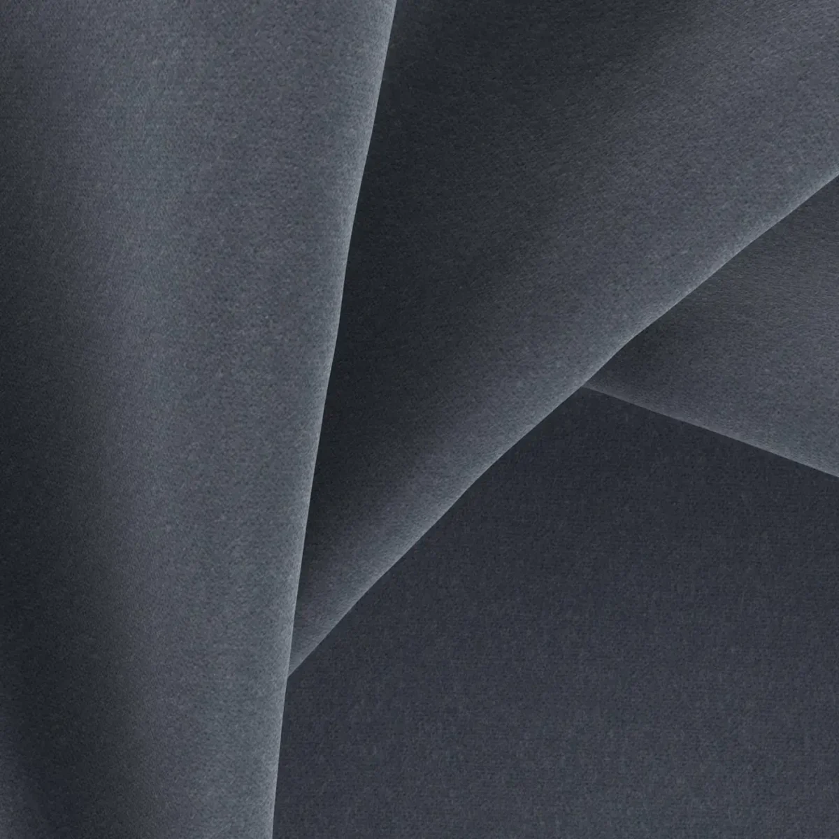 Marilyn Fabric - 28 Steel by Marilyn Fabric from Wemyss Marilyn collection - black-grey plain velvet-chenille
