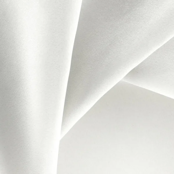 Marilyn Fabric  from Wemyss Marilyn collection - white plain velvet-chenille