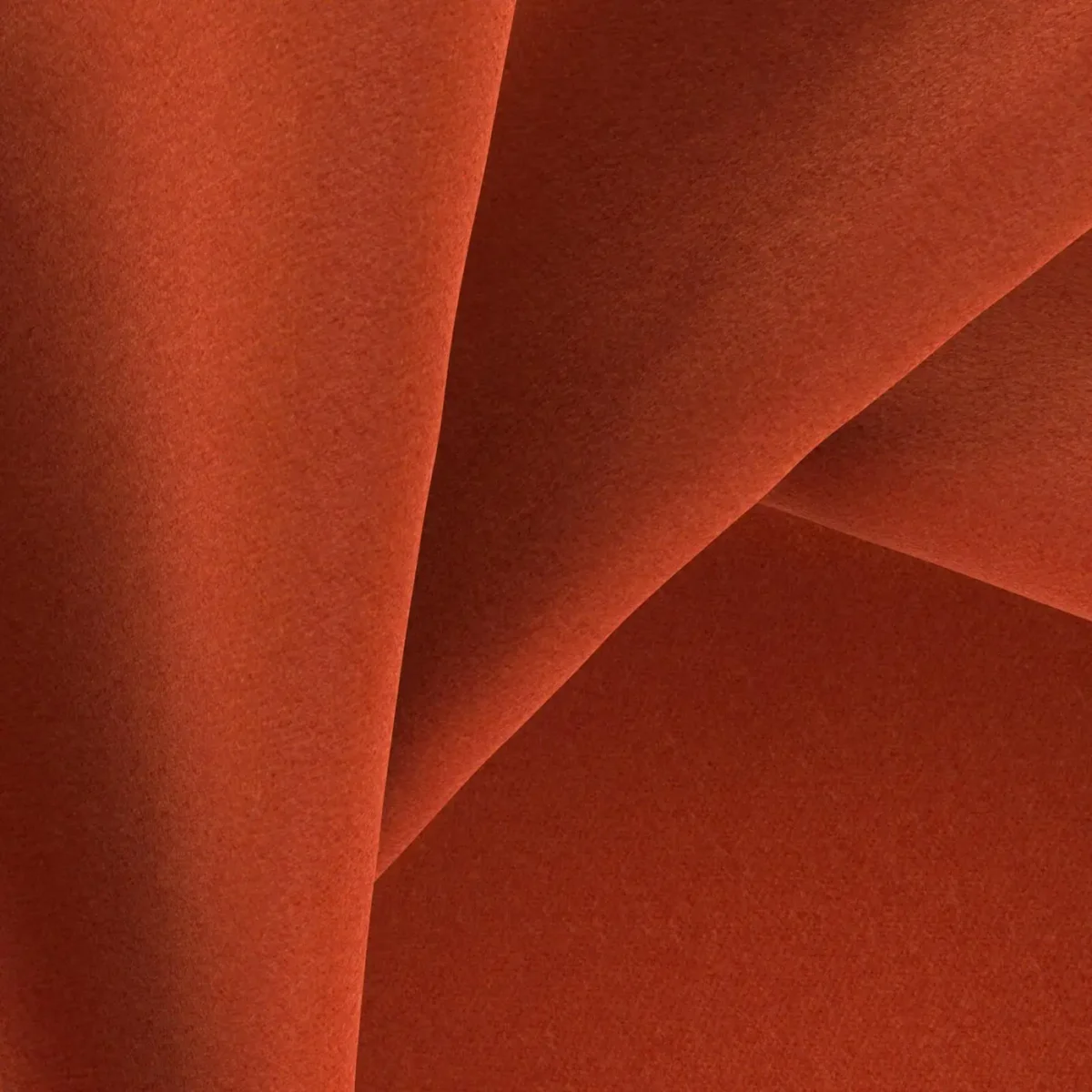 Marilyn Fabric - 09 Clay by Marilyn Fabric from Wemyss Marilyn collection - orange plain velvet-chenille