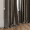 Marilyn Fabric from Wemyss Marilyn collection - black-grey plain velvet-chenille