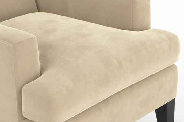 Marilyn Fabric - 18 Biscuit by Marilyn Fabric from Wemyss Marilyn collection - brown plain velvet-chenille