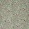 Bambous Fabric from Prestigious Textiles Mauritius collection - green botanical embroideried
