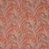 Bambous Fabric from Prestigious Textiles Mauritius collection - red botanical embroideried