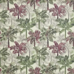 Flacq Fabric from Prestigious Textiles Mauritius collection - purple botanical printed