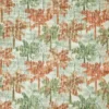 Flacq Fabric from Prestigious Textiles Mauritius collection - orange botanical printed