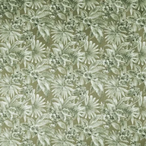 Rosebelle Fabric from Prestigious Textiles Mauritius collection - green botanical printed