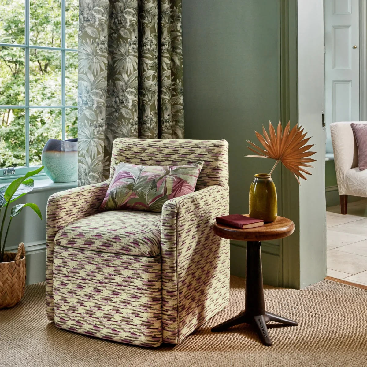 Port Louis Fabric - Rainforest by Port Louis Fabric from Prestigious Textiles Mauritius collection - brown misc woven