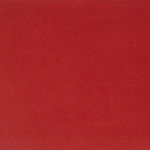 Cassia Fabric from Designers Guild Cassia collection - red plain velvet-chenille