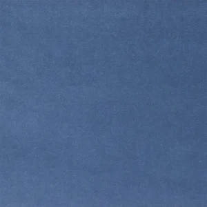 Cassia Fabric from Designers Guild Cassia collection - blue plain velvet-chenille