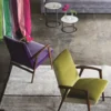Cassia Fabric from Designers Guild Cassia collection - black-grey plain velvet-chenille