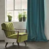 Cassia Fabric from Designers Guild Cassia collection - black-grey plain velvet-chenille