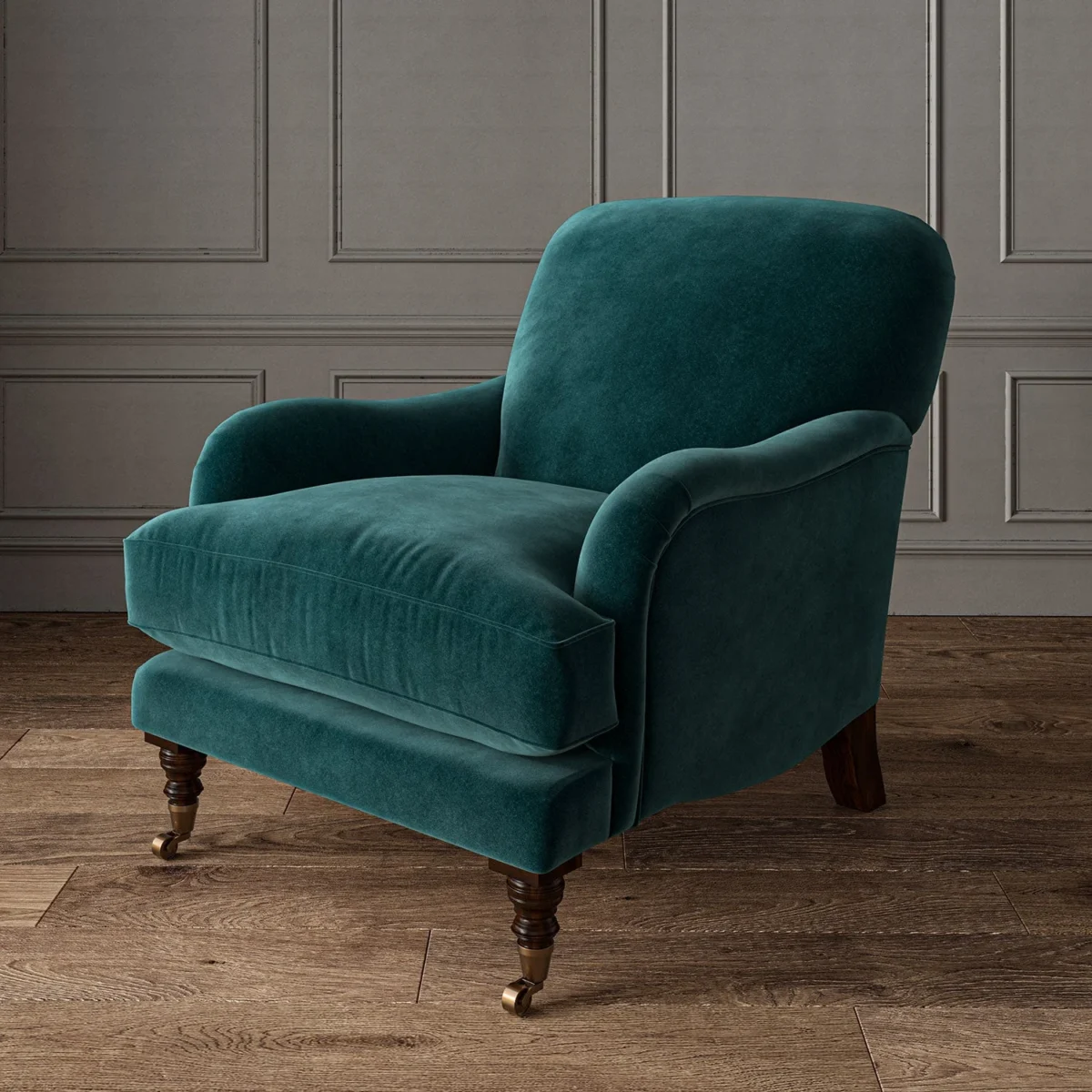 Omega Fabric - Aqua by Omega Fabric from Linwood Fabrics Omega IV collection - blue plain velvet-chenille