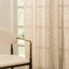 Hallam Fabric from Prestigious Textiles Collective Sheers collection - black-grey misc voile-sheer