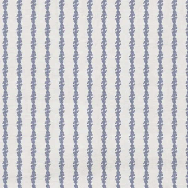 Bunty Fabric - 02 Lagoon by Bunty Fabric from Wemyss Wee Prints collection - blue striped printed