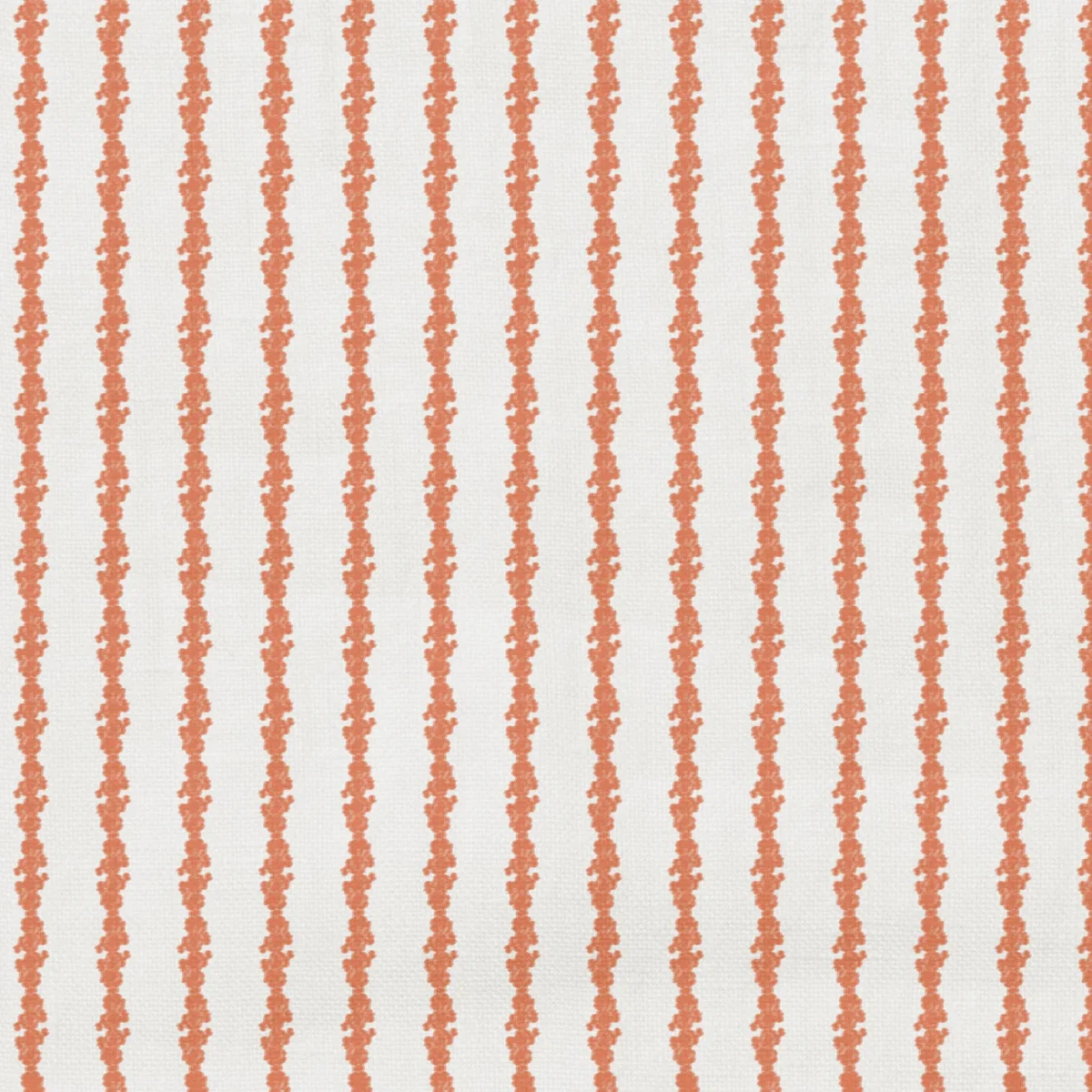 Bunty Fabric - 13 Bellini by Bunty Fabric from Wemyss Wee Prints collection - orange striped printed