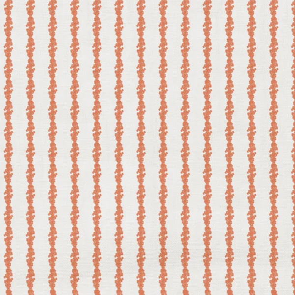 Bunty Fabric  from Wemyss Wee Prints collection - orange striped printed