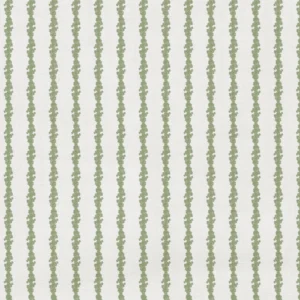 Bunty Fabric  from Wemyss Wee Prints collection - green striped printed