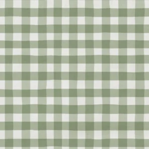 Coorie Fabric  from Wemyss Wee Prints collection - green checked printed
