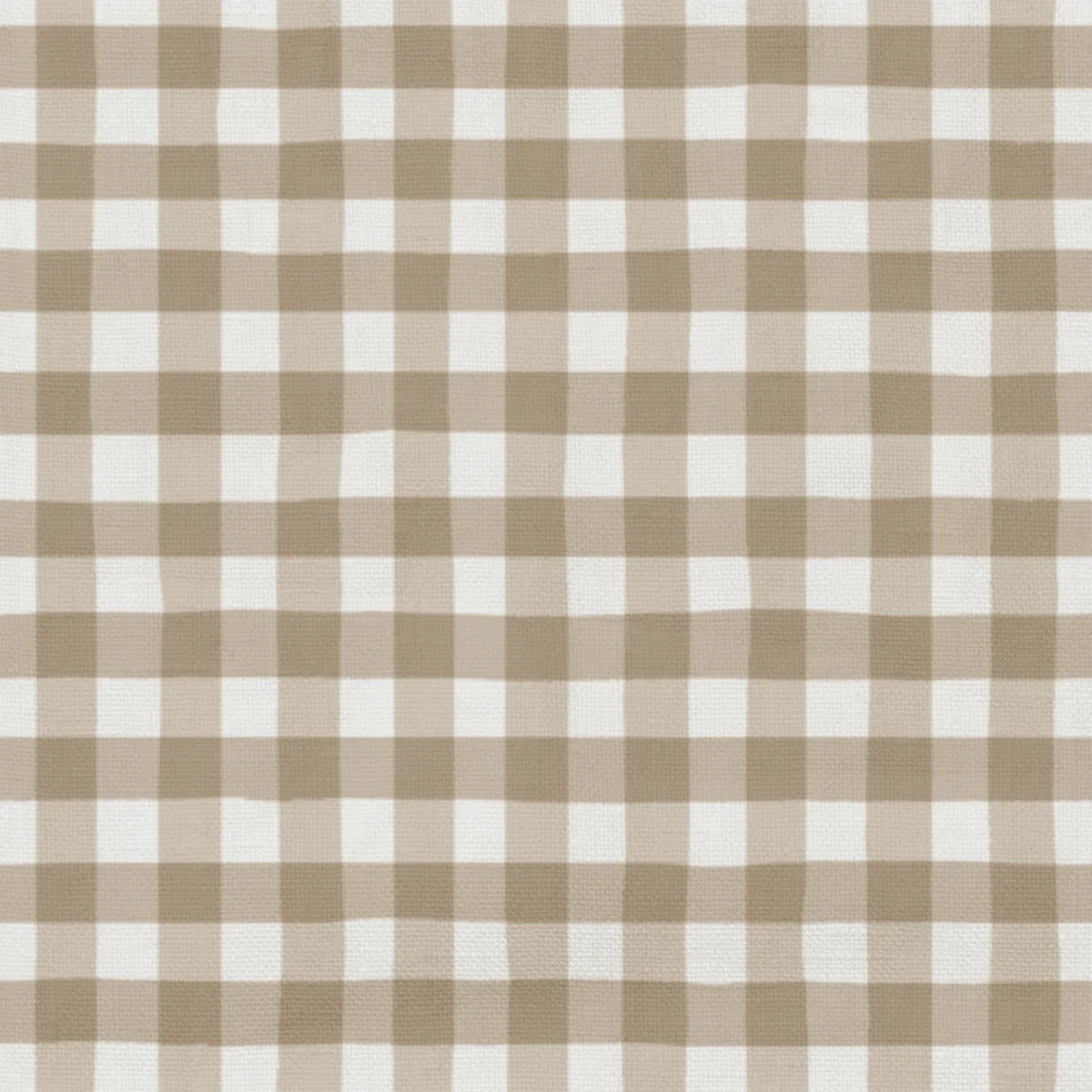 Coorie Fabric - 25 Fudge by Coorie Fabric from Wemyss Wee Prints collection - brown checked printed