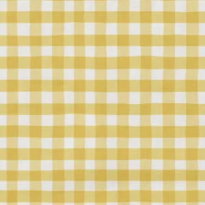 Coorie Fabric  from Wemyss Wee Prints collection - yellow checked printed