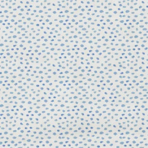 Dotty Fabric  from Wemyss Wee Prints collection - blue spotted printed