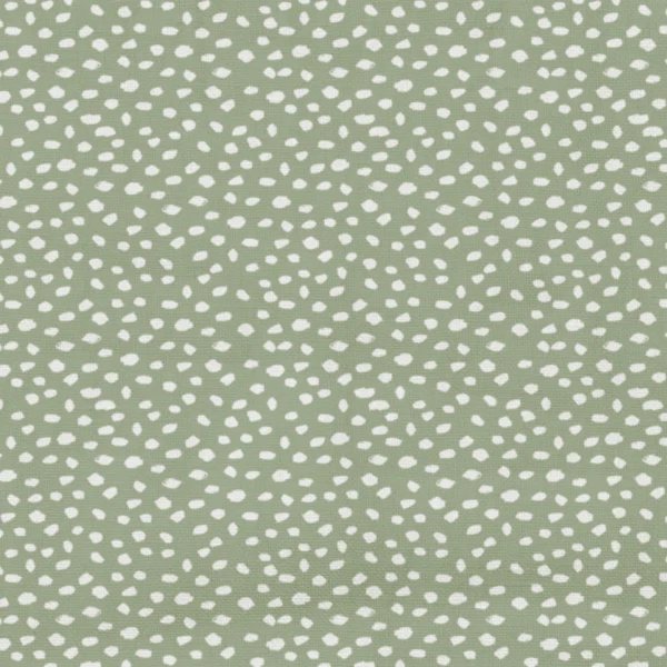Dotty Fabric - 14 Nessie by Dotty Fabric from Wemyss Wee Prints collection - green spotted printed