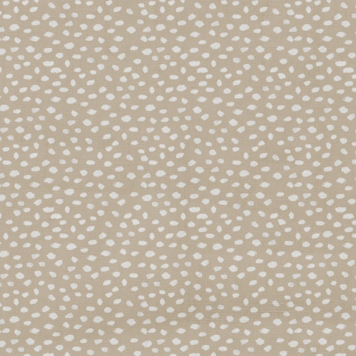 Dotty Fabric - 23 Nougat by Dotty Fabric from Wemyss Wee Prints collection - brown spotted printed