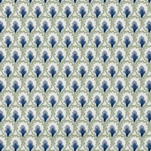 Fifi Fabric  from Wemyss Wee Prints collection - blue spotted printed
