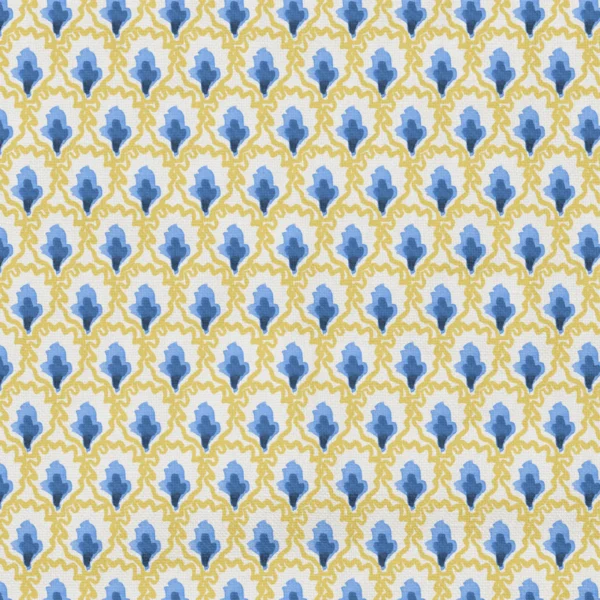 Fifi Fabric - 09 Mimosa by Fifi Fabric from Wemyss Wee Prints collection - blue spotted printed