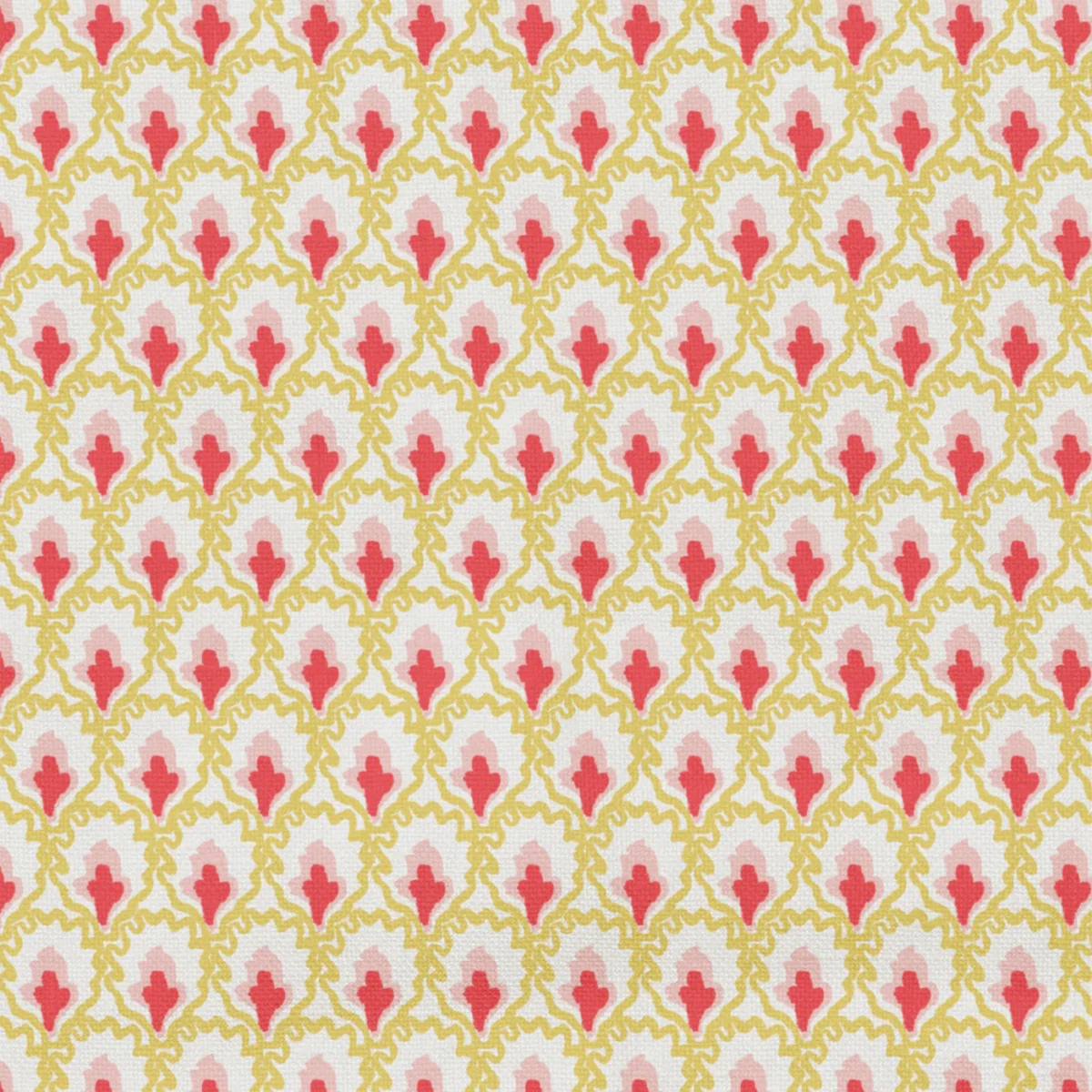 Fifi Fabric - 29 Pink Lemonade by Fifi Fabric from Wemyss Wee Prints collection - red spotted printed