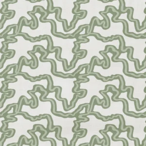 Ottilie Fabric  from Wemyss Wee Prints collection - green contemporary printed