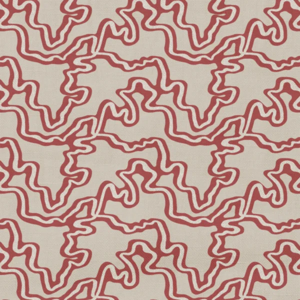Ottilie Fabric - 15 Strawberry Tart by Ottilie Fabric from Wemyss Wee Prints collection - red contemporary printed