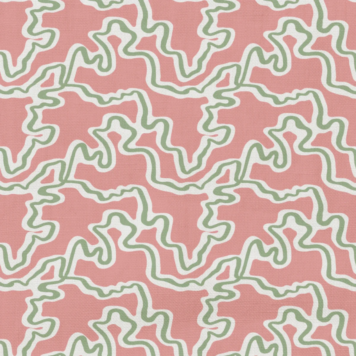 Ottilie Fabric - 20 Watermelon by Ottilie Fabric from Wemyss Wee Prints collection - pink contemporary printed