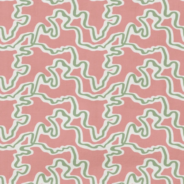Ottilie Fabric - 20 Watermelon by Ottilie Fabric from Wemyss Wee Prints collection - pink contemporary printed