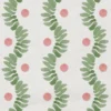 Posy Fabric from Wemyss Wee Prints collection - green striped printed
