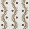 Posy Fabric  from Wemyss Wee Prints collection - brown striped printed