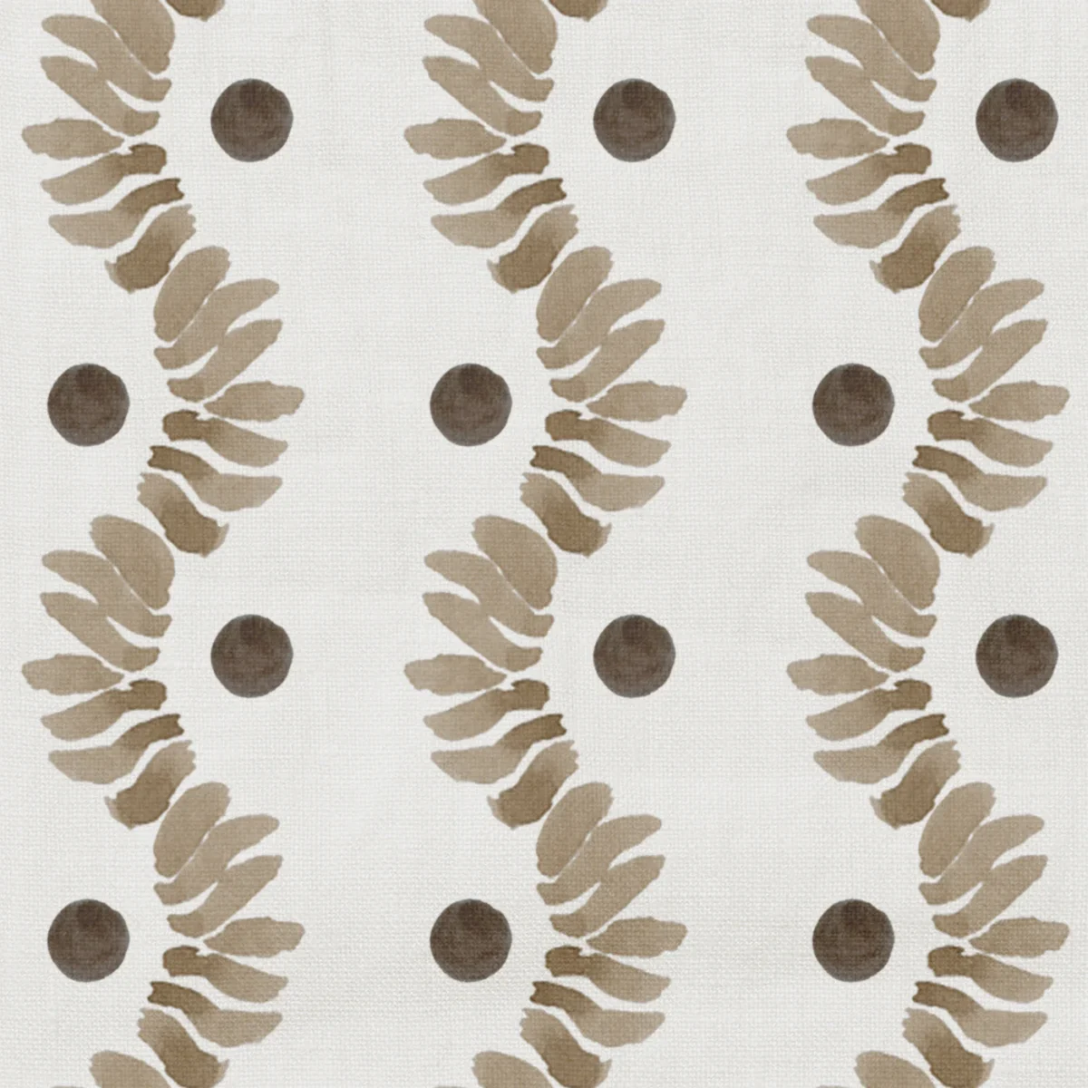 Posy Fabric - 21 Whiskey by Posy Fabric from Wemyss Wee Prints collection - brown striped printed