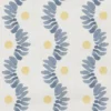 Posy Fabric from Wemyss Wee Prints collection - blue striped printed