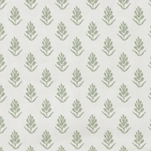 Sprigg Fabric from Wemyss Wee Prints collection - green spotted printed
