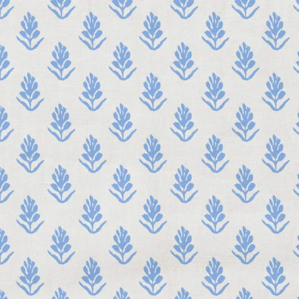 Sprigg Fabric - 35 Cornflower by Sprigg Fabric from Wemyss Wee Prints collection - blue spotted printed