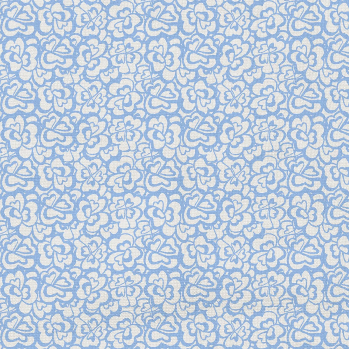 Winnie Fabric - 06 Skye by Winnie Fabric from Wemyss Wee Prints collection - blue misc printed
