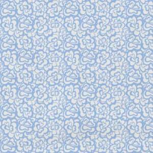 Winnie Fabric from Wemyss Wee Prints collection - blue misc printed