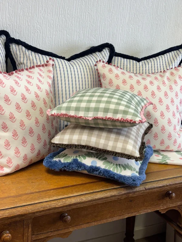 Coorie Fabric - 11 Apple Pie by Coorie Fabric from Wemyss Wee Prints collection - yellow checked printed