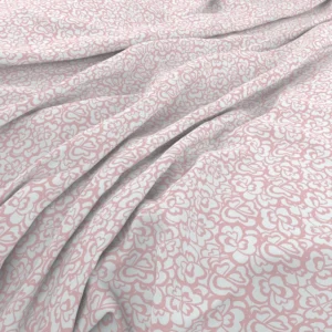Winnie Fabric from Wemyss Wee Prints collection - pink misc printed