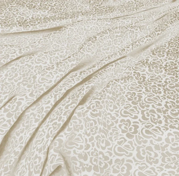 Winnie Fabric - 19 Toffee by Winnie Fabric from Wemyss Wee Prints collection - neutral misc printed